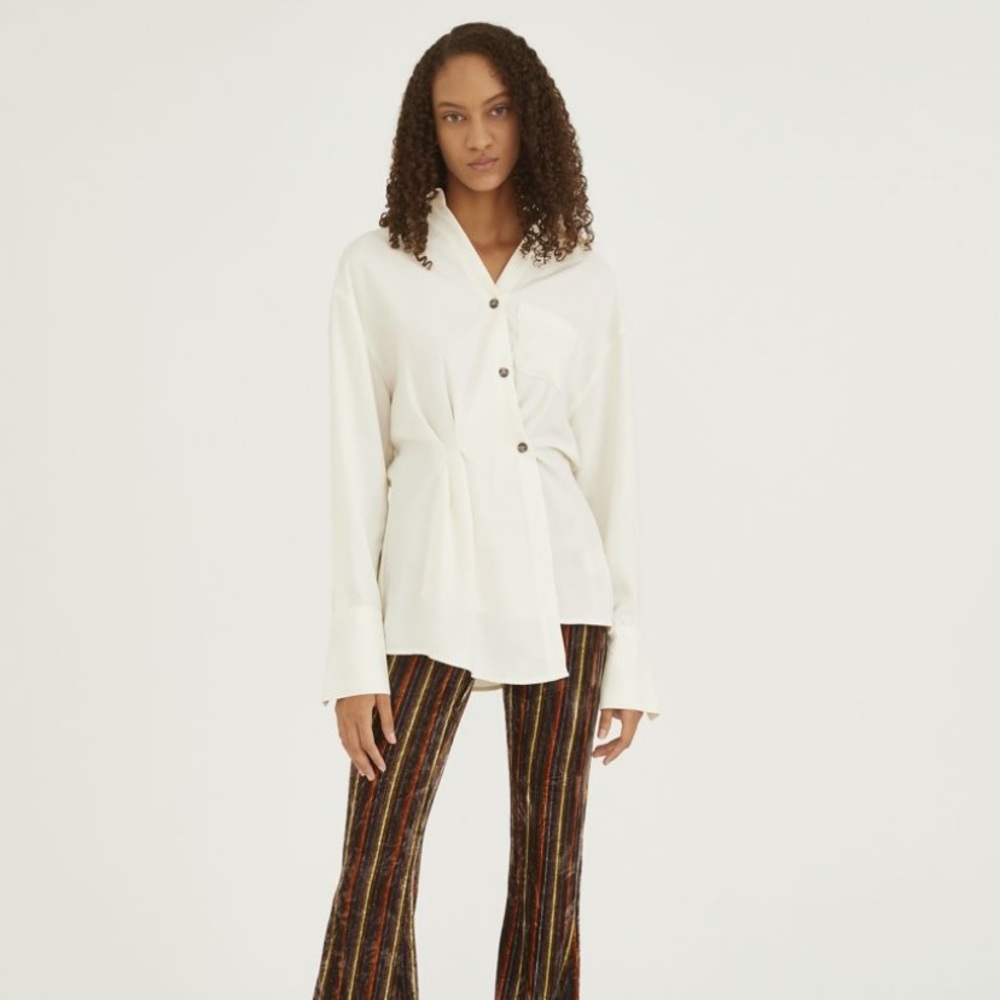 • UO menswear wrap top •